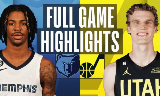 GRIZZLIES at JAZZ | NBA FULL GAME HIGHLIGHTS | October 31, 2022
