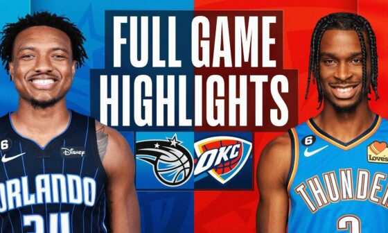 MAGIC at THUNDER | NBA FULL GAME HIGHLIGHTS | November 1, 2022
