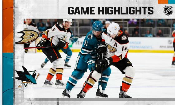 Ducks @ Sharks 11/01 | NHL Highlights 2022