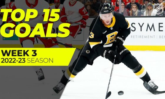 Top 15 Goals from Week 3 of the 2022-23 NHL Season