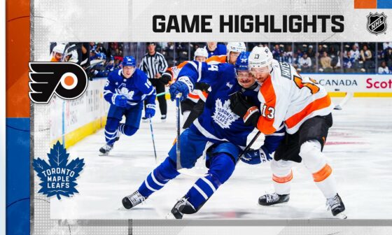 Flyers @ Maple Leafs 11/02 | NHL Highlights 2022