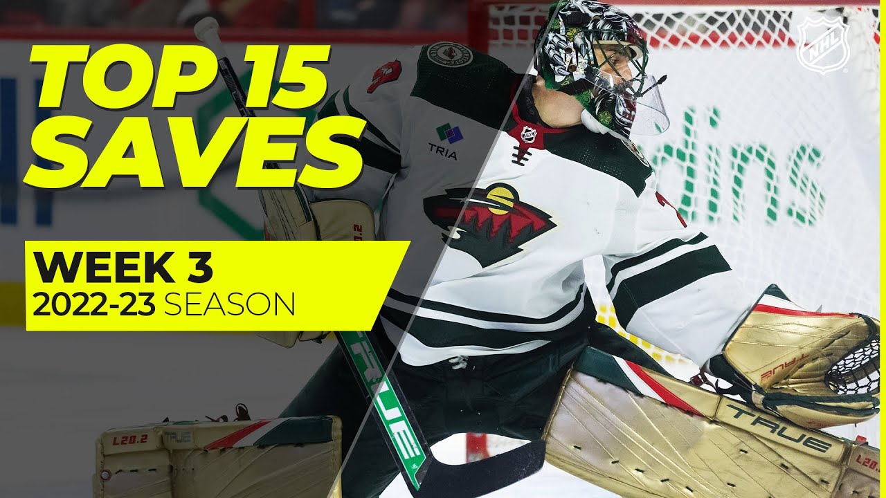 Top 15 Saves from Week 3 of the 2022-23 NHL Season