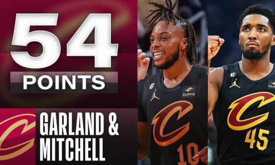 Darius Garland & Donovan Mitchell Fuel Cavs In OT With 54 PTS Combined