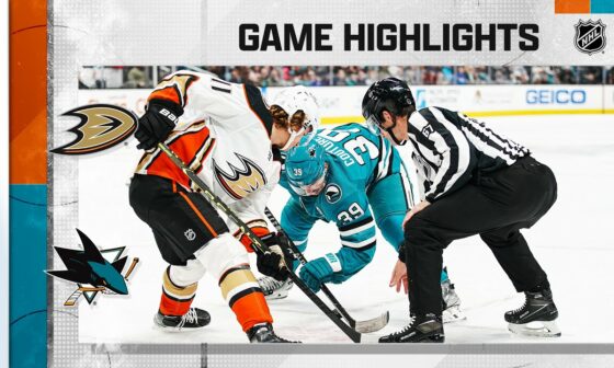 Ducks @ Sharks 11/5 | NHL Highlights 2022