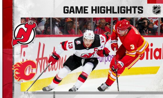 Devils @ Flames 11/5 | NHL Highlights 2022