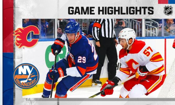 Flames @ Islanders 11/7 | NHL Highlights 2022