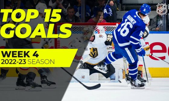 Top 15 Goals from Week 4 of the 2022-23 NHL Season