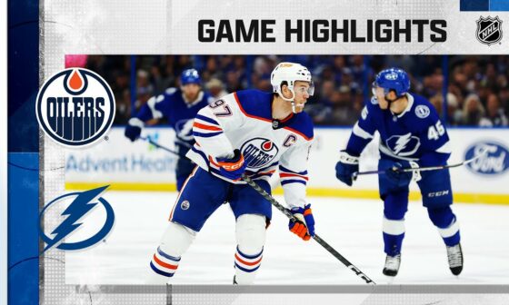 Oilers @ Lightning 11/8 | NHL Highlights 2022