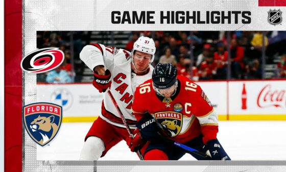 Hurricanes @ Panthers 11/9 | NHL Highlights 2022