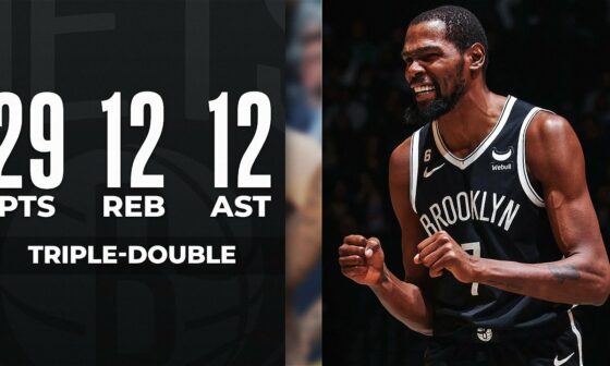 Kevin Durant Drops TRIPLE-DOUBLE In The Battle Of New York