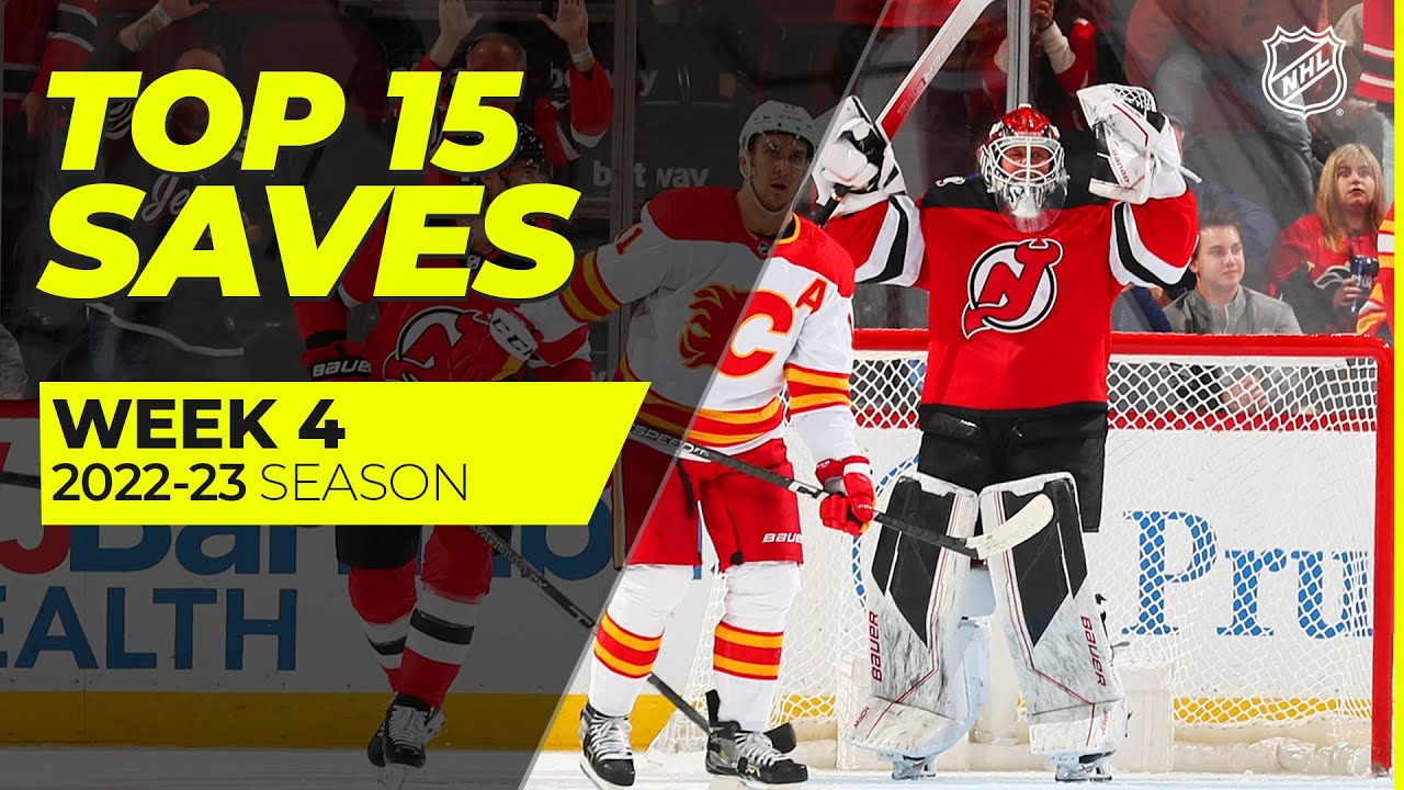 Top 15 Saves from Week 4 of the 2022-23 NHL Season