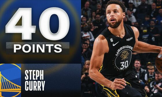 Steph Curry Makes History In 40-PT Performance 🔥