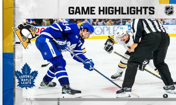 Penguins @ Maple Leafs 11/11 | NHL Highlights 2022