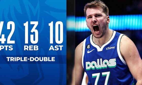 Luka Doncic Does It Again With 42 PTS, 13 REB & 10 AST 🔥