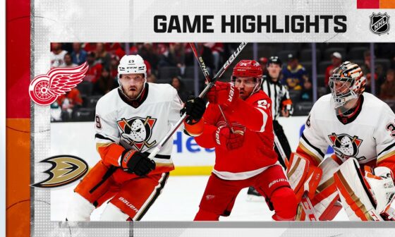 Red Wings @ Ducks 11/15 | NHL Highlights 2022