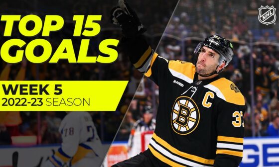 McDavid, Bruins, Tage Thompson | Top Goals from Week 5 | 2022-23 NHL Season