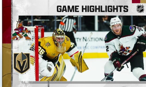 Coyotes @ Golden Knights 11/17 | NHL Highlights 2022