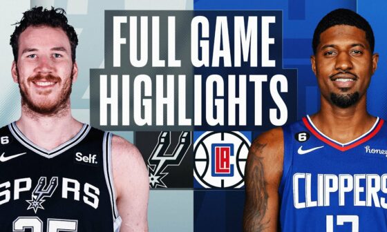 SPURS at CLIPPERS | NBA FULL GAME HIGHLIGHTS | November 19, 2022