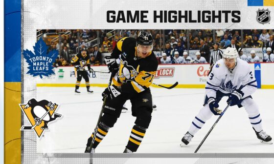 Maple Leafs @ Penguins 11/26 | NHL Highlights 2022