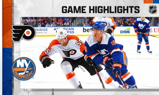 Flyers @ Islanders 11/26 | NHL Highlights 2022