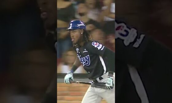 Things you love to see: Oneil Cruz mashing in the Dominican Winter League.