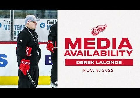 Derek Lalonde gives an injury update, talks tonight's game and more