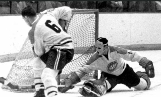 On this day in 1959, Jacques Plante made NHL history when he wore a mask during an NHL game for first Time ever.