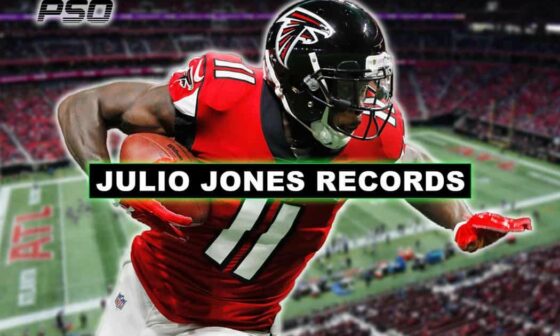 [Pro Sports Outlook] One of the most legendary NFL players ever and the greatest Falcons WR of all time, here are the 10 best records Julio Jones has accomplished