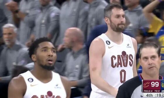 The most disappointed person in this picture isn’t a Cavs player…