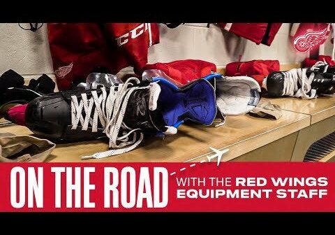 Not sure if this has been posted. But a cool look into the equipment staff during a back to back road trip last season