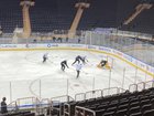 [Rosen] Bruins on the ice for the morning skate at MSG. Keith Kinkaid in the starter’s net after being recalled on an emergency basis from the AHL yesterday. Jeremy Swayman and Derek Forbort aren’t skating. They were both injured in Pittsburgh on Tuesday.