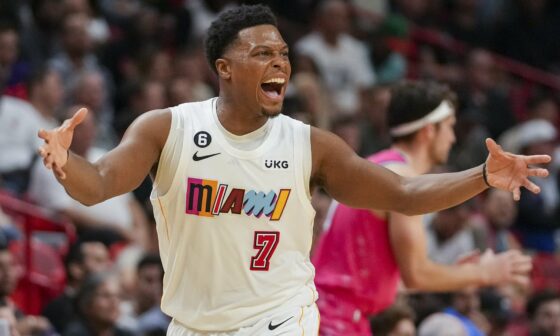 [FanSided] Kyle Lowry completely emptying jug for Miami Heat on nightly basis