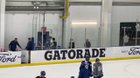 [Masters] Auston Matthews leaves practice early … favouring his leg … apparently blocked a shot