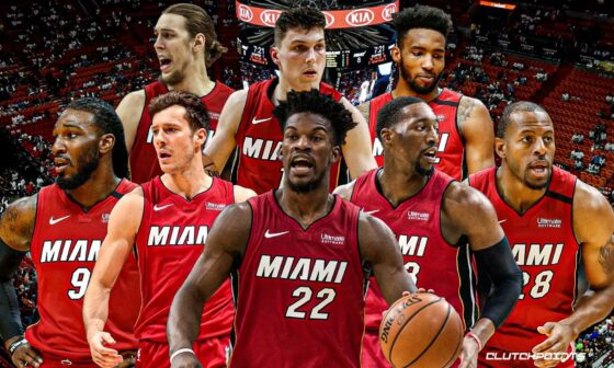 Thought id remind yall what a real contending miami heat team looks like. Best team in the east, so many weapons, including our sniper whos not even in this picture. Every player stepped up when we needed them to. Vibes were unmatched.