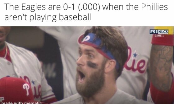 Eagles are undefeated during baseball season