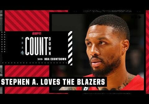 Stephen A. LOVES the Trail Blazers | NBA Countdown