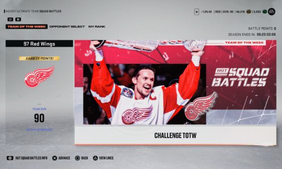 NHL 23 team of the week for sqaud battles!