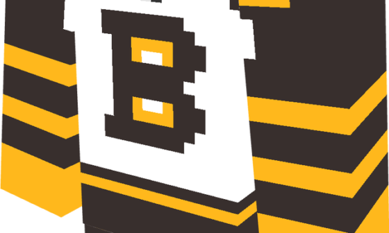 Retired Adidas Bruins Jersey I made in Minecraft