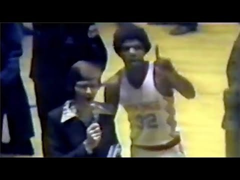 Magic Johnson after his Senior Year High School State Championship