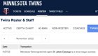 [Gleeman] MLB transaction page had the wrong "J. Camargo" signing a minor-league deal with the Twins. Confirmed with a team official: They've re-signed catcher Jair Camargo, who played last season in the minors with the Twins. And not, as listed here, infielder Johan Camargo. Carry on.
