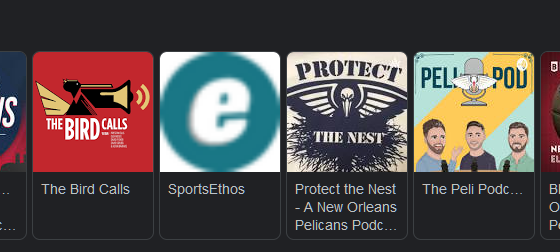 I didn't realise the pels has so many podcasts options. Any recommendations?