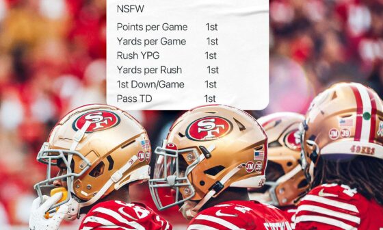 The 49ers defense is insanely good