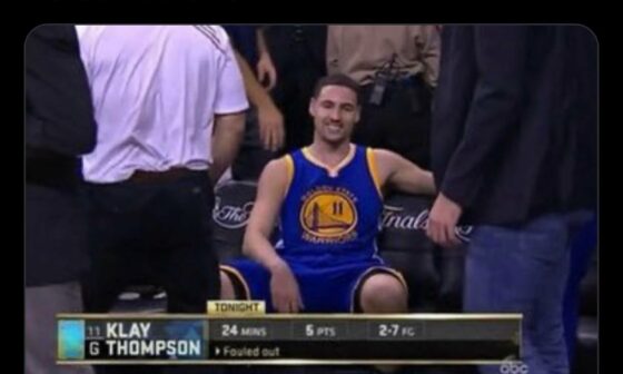 Klay doing as Klay does