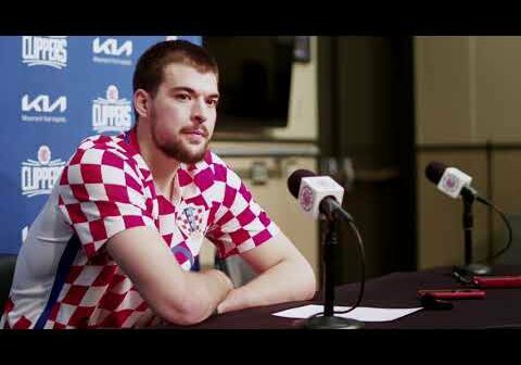 Ivica Zubac postgame; Clippers beat the Pacers