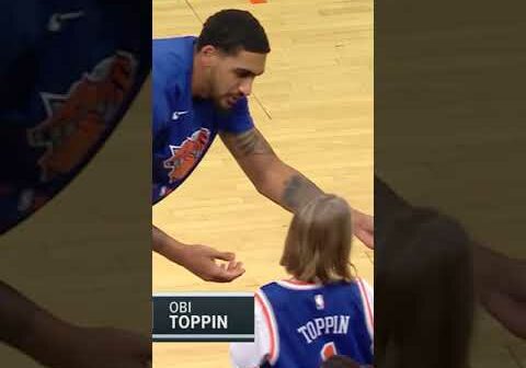 Obi Shares A Moment With Young Knicks Fan | #Shorts