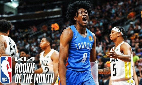 Jalen Williams Wins Kia NBA Western Conference Rookie Of The Month! 🔥