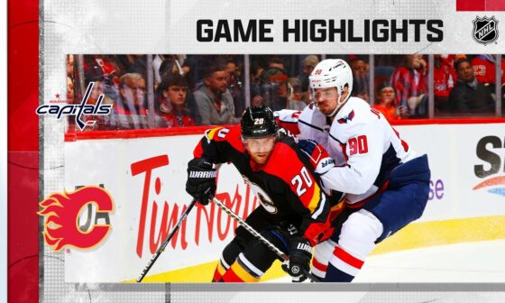 Capitals @ Flames 12/3 | NHL Highlights 2022