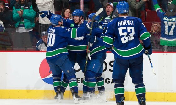 NEVER GIVE UP! Canucks tally 5 straight, steal game in OT