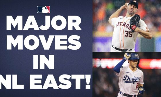 The NL East is making MAJOR MOVES! (MLB Network discusses Turner to PHI and Verlander to NYM)