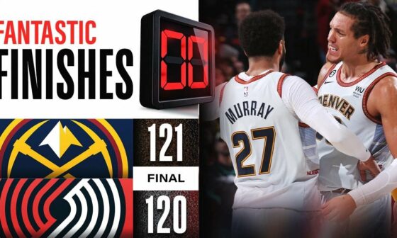 Nuggets And Trail Blazers 😱 WILD Ending In Portland!